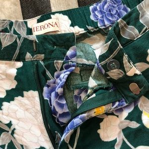 Floral Print Culottes, Sz M